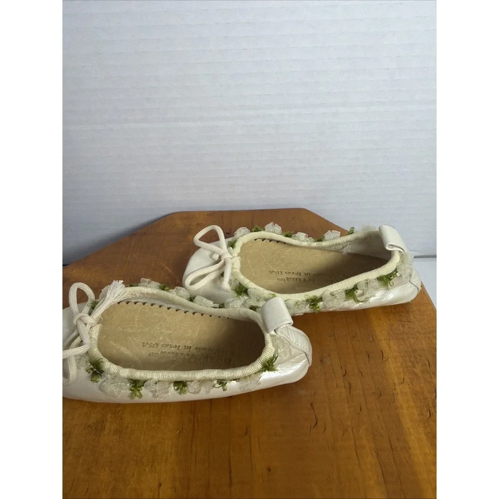 Bear Lerinia Baby Ballet Shoes Newborn Leather‎ Handmade USA Christening